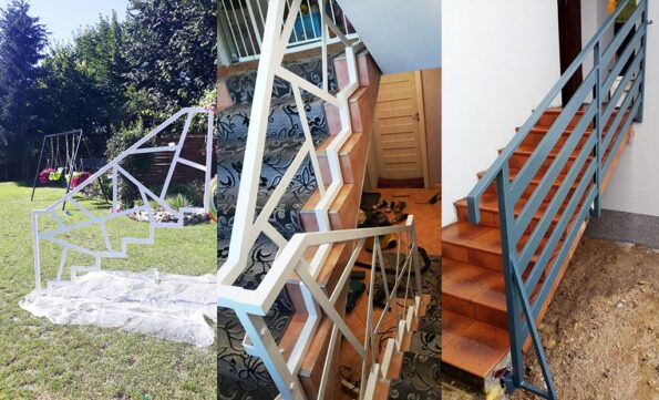 balustrady schodowe wewnętrzne i zewnętrzne - ancraft.pl